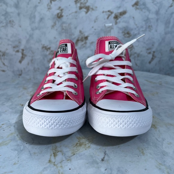 Converse All Star Chuck Taylor Women's Size 9 Shoes Pink White Low Top Sneakers - Picture 2 of 9